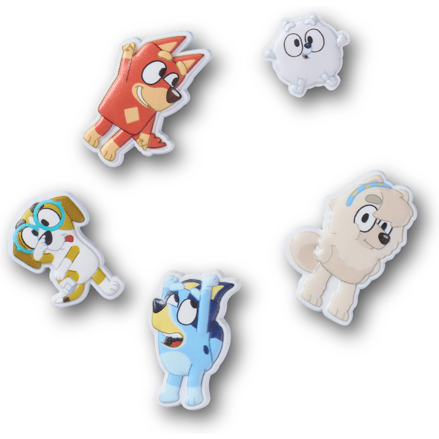 Crocs - Bluey 5 Pack Jibbitz Shoe Charm Women|Men|Kids|Jibbitz™ Charms