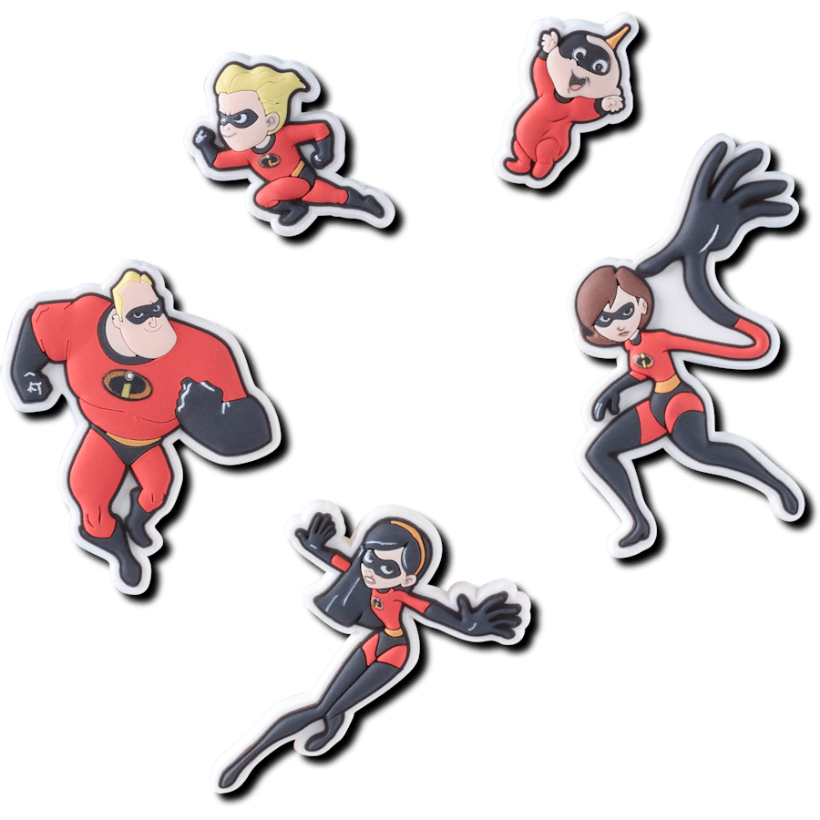 Crocs - Pixar Incredibles 5 Pack Jibbitz charm Women|Men|Jibbitz™ Charms