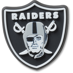 Crocs - NFL Las Vegas Raiders Logo Jibbitz™ charms Women|Men|Jibbitz™ Charms