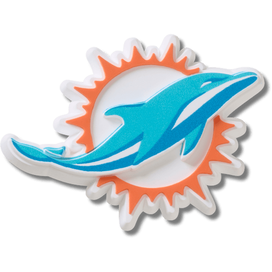 Crocs - NFL Miami Dolphins Logo Jibbitz™ charms Women|Men|Jibbitz™ Charms
