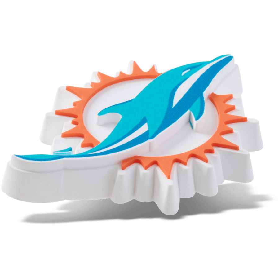 Crocs - NFL Miami Dolphins Logo Jibbitz™ charms Women|Men|Jibbitz™ Charms