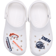 Crocs - NFL Denver Broncos 5 Pack Jibbitz Shoe Charm Women|Men|Jibbitz™ Charms