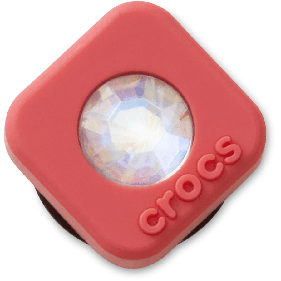 Crocs - Red Square PVC SMT Gem Jibbitz™ charms Women|Men|Jibbitz™ Charms