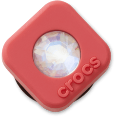 Crocs - Red Square PVC SMT Gem Jibbitz™ charms Women|Men|Jibbitz™ Charms