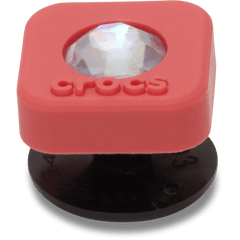 Crocs - Red Square PVC SMT Gem Jibbitz™ charms Women|Men|Jibbitz™ Charms
