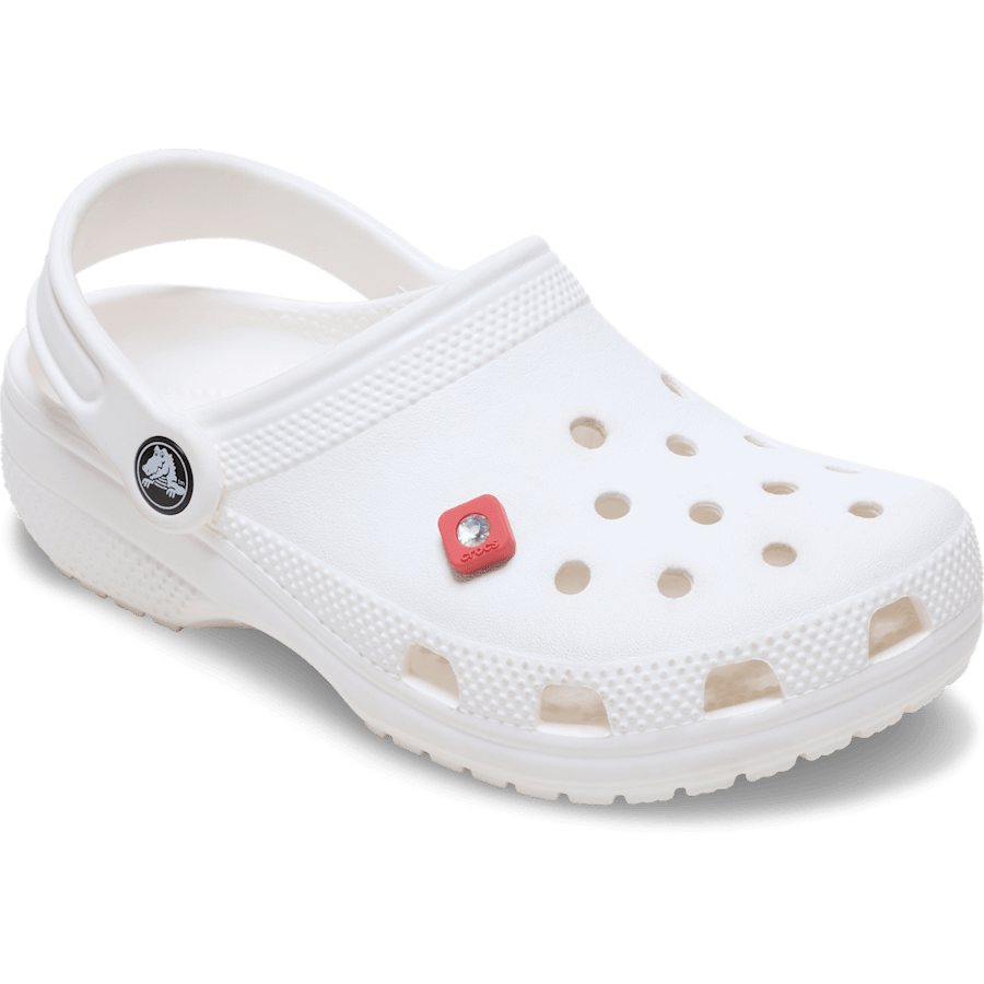 Crocs - Red Square PVC SMT Gem Jibbitz™ charms Women|Men|Jibbitz™ Charms