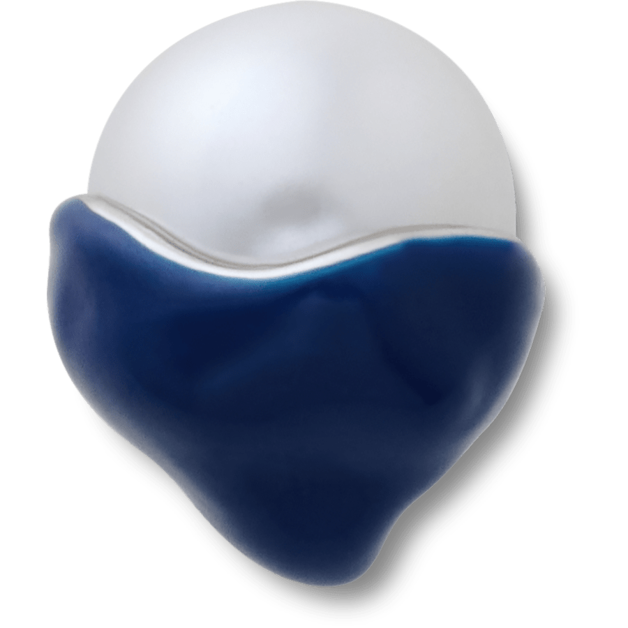 Crocs - Blue Dipped Enamel SMT Pearl Jibbitz™ charms Women|Men