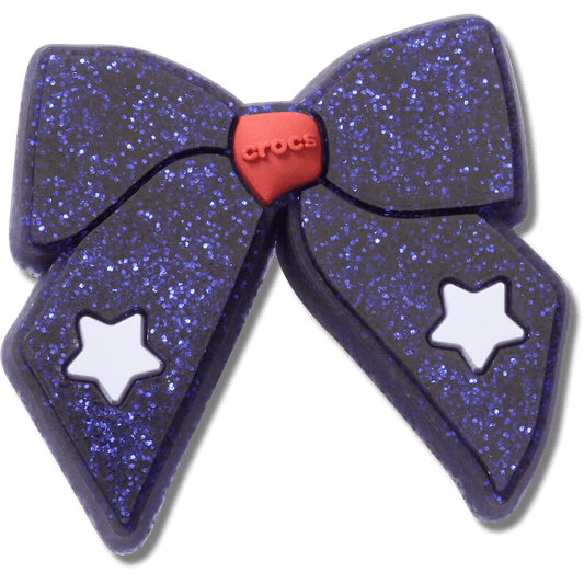 Crocs - Glittery Blue Bow Jibbitz™ charms Women|Men|Jibbitz™ Charms