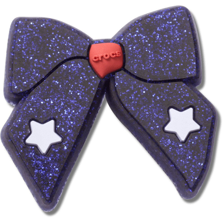 Crocs - Glittery Blue Bow Jibbitz™ charms Women|Men|Jibbitz™ Charms