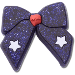 Crocs - Glittery Blue Bow Jibbitz™ charms Women|Men|Jibbitz™ Charms
