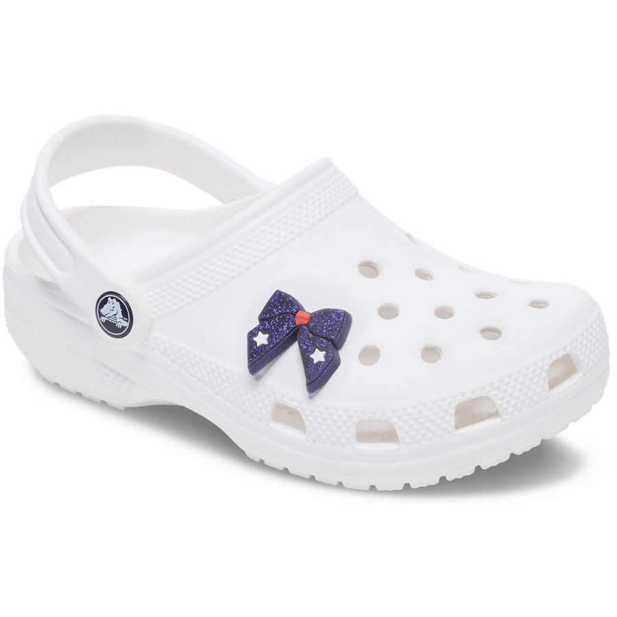Crocs - Glittery Blue Bow Jibbitz™ charms Women|Men|Jibbitz™ Charms