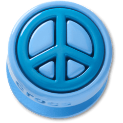 Crocs - Blue Peace Sign Icon Jibbitz™ charms Women|Men|Jibbitz™ Charms