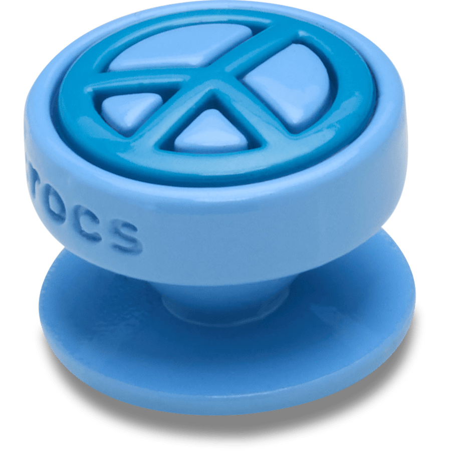 Crocs - Blue Peace Sign Icon Jibbitz™ charms Women|Men|Jibbitz™ Charms