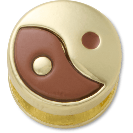 Crocs - Brown Yin Yang Icon Jibbitz™ charms Women|Men|Jibbitz™ Charms