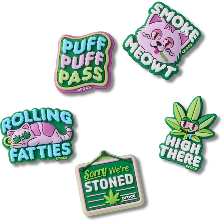 Crocs - 420 Hemp Cuties 5 Pack Jibbitz™ charms Women|Men|Jibbitz™ Charms