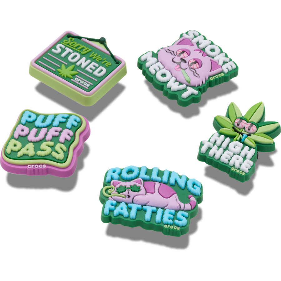 Crocs - 420 Hemp Cuties 5 Pack Jibbitz™ charms Women|Men|Jibbitz™ Charms