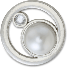 Crocs - Silver Ring With Pearl Jibbitz™ charms Women|Men|Jibbitz™ Charms