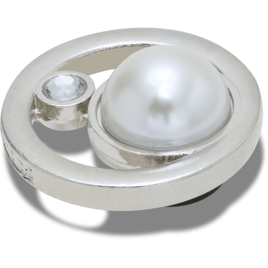 Crocs - Silver Ring With Pearl Jibbitz™ charms Women|Men|Jibbitz™ Charms