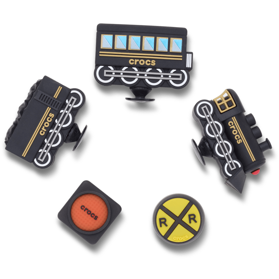 Crocs - 3D Train 5 Pack Jibbitz™ charms Women|Men|Jibbitz™ Charms