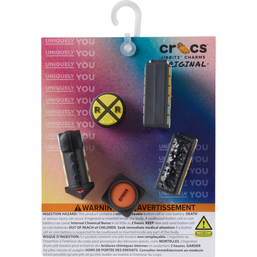 Crocs - 3D Train 5 Pack Jibbitz™ charms Women|Men|Jibbitz™ Charms