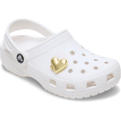 Crocs - Gold Bubble Locket Heart Jibbitz™ charms Women|Men|Jibbitz™ Charms