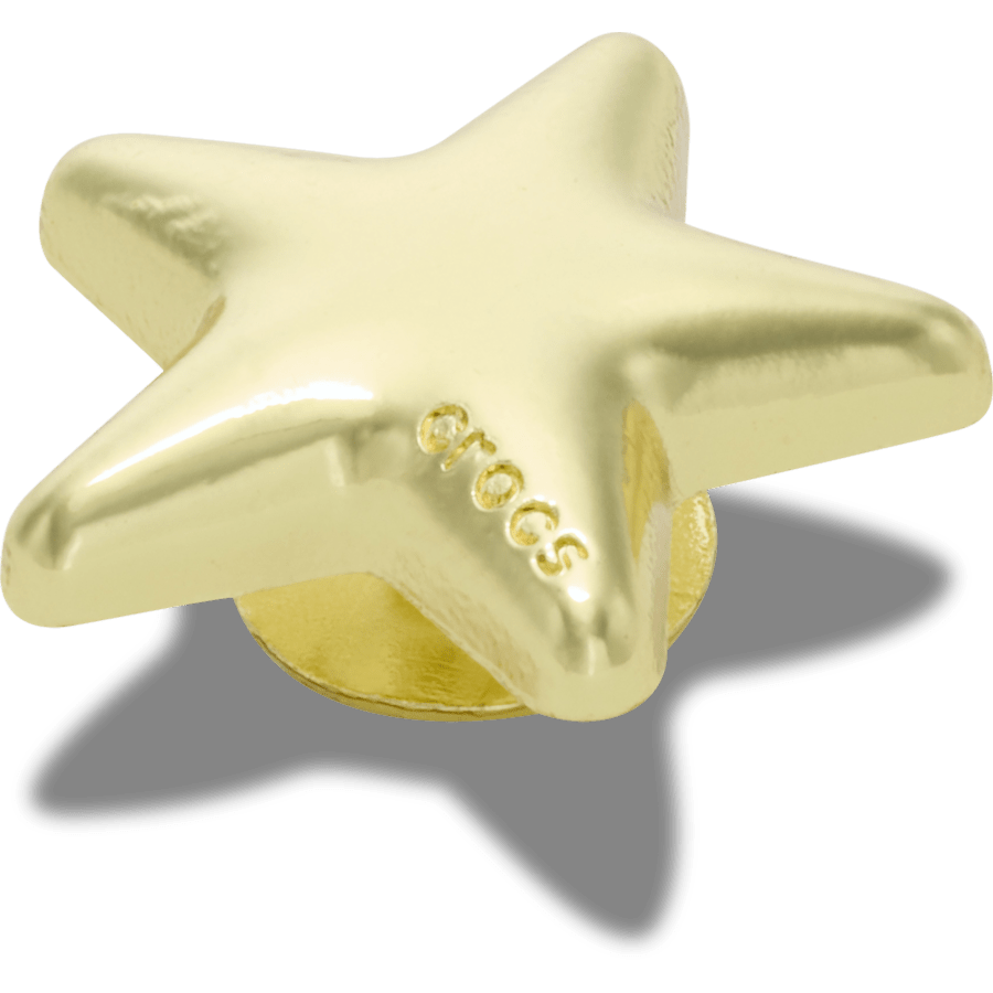 Crocs - Gold Bubble Star Jibbitz™ charms Women|Men|Jibbitz™ Charms
