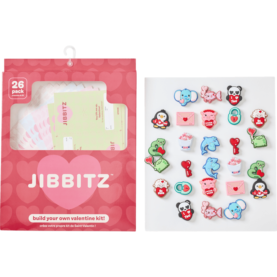 Crocs - Valentines Day Card 26 Pack Jibbitz™ charms Women|Men|Jibbitz™ Charms