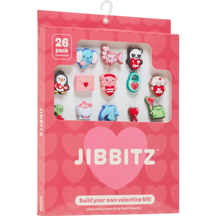 Crocs - Valentines Day Card 26 Pack Jibbitz™ charms Women|Men|Jibbitz™ Charms