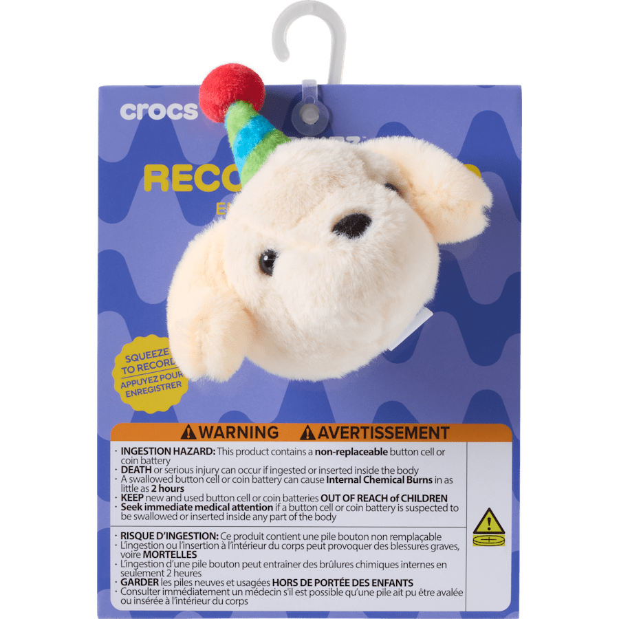 Crocs - Record Your Own Sound Birthday Jibbitz™ charms Women|Men|Jibbitz™ Charms