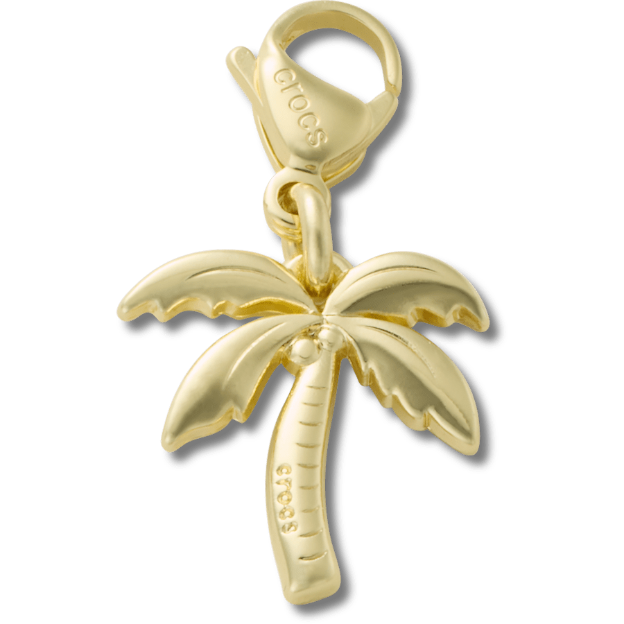 Crocs - Gold Palm Tree Charm Jibbitz charm Women|Men|Kids