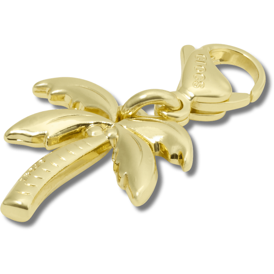Crocs - Gold Palm Tree Charm Jibbitz charm Women|Men|Kids