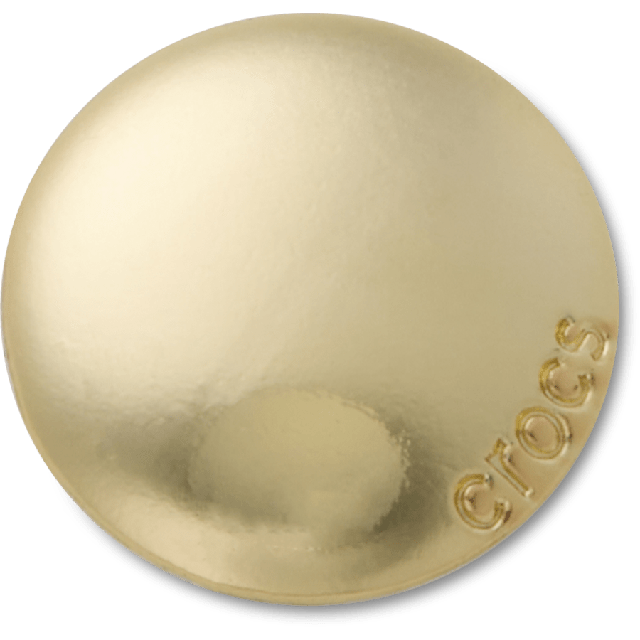 Crocs - Large Gold Circle Stud Jibbitz™ charms Women|Men