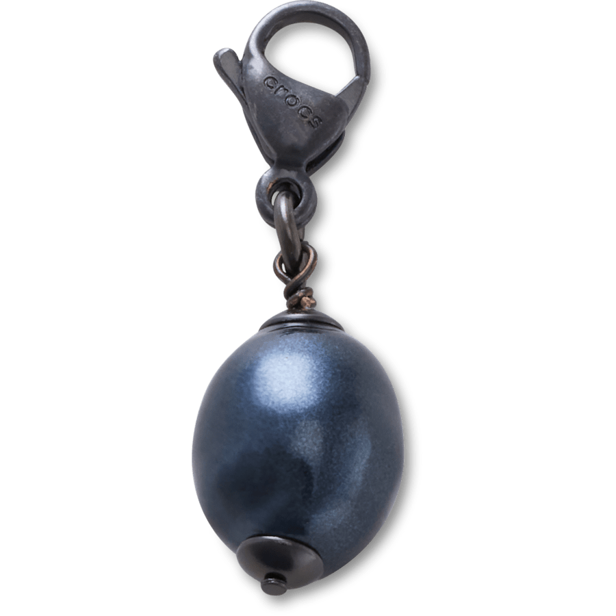 Crocs - Silver Black SMT Pearl Charm Jibbitz charm Women|Men|Kids
