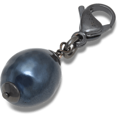 Crocs - Silver Black SMT Pearl Charm Jibbitz charm Women|Men|Kids