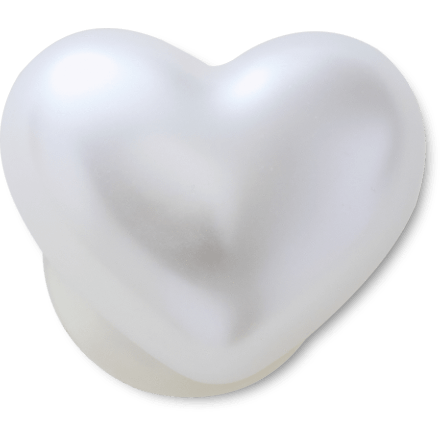 Crocs - Pearl Heart Jibbitz™ charms Women|Men|Jibbitz™ Charms