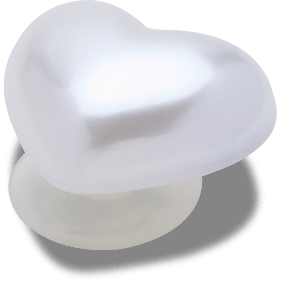 Crocs - Pearl Heart Jibbitz™ charms Women|Men|Jibbitz™ Charms