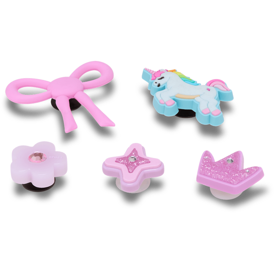 Crocs - Sweet Pink Girls 5 Pack Jibbitz™ charms Women|Men|Kids|Jibbitz™ Charms