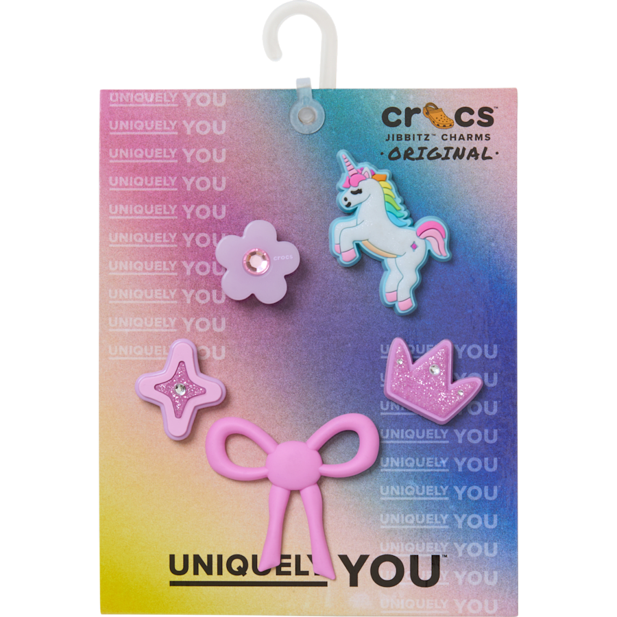 Crocs - Sweet Pink Girls 5 Pack Jibbitz™ charms Women|Men|Kids|Jibbitz™ Charms