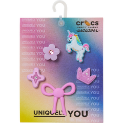 Crocs - Sweet Pink Girls 5 Pack Jibbitz™ charms Women|Men|Kids|Jibbitz™ Charms