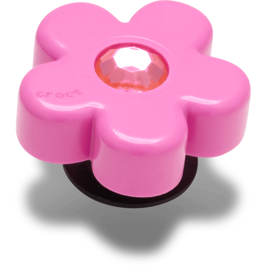Crocs - Bright Pink Flower With Gem Jibbitz™ charms Women|Men
