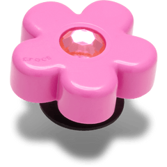 Crocs - Bright Pink Flower With Gem Jibbitz™ charms Women|Men