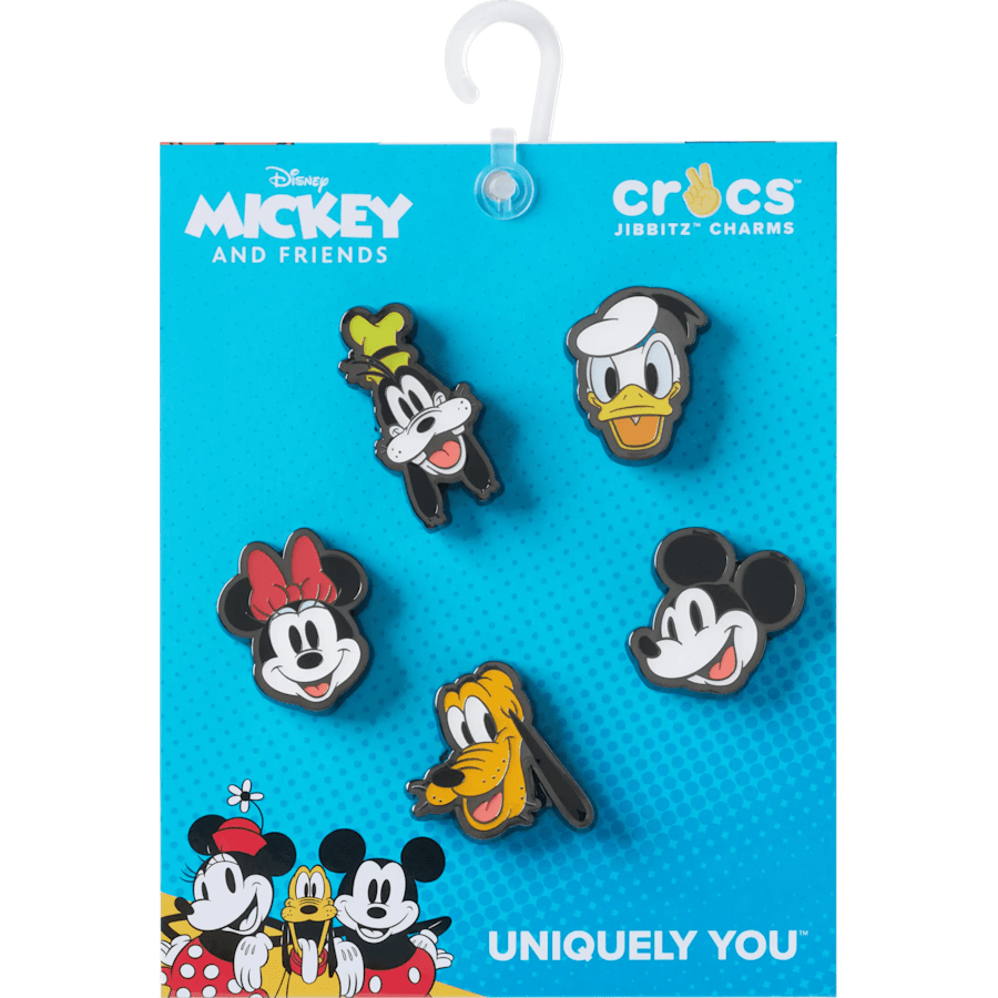 Crocs - Mickey & Friends Elevated 5-pack Jibbitz Shoe Charm Women|Men|Kids|Jibbitz™ Charms