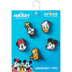 Crocs - Mickey & Friends Elevated 5-pack Jibbitz Shoe Charm Women|Men|Kids|Jibbitz™ Charms