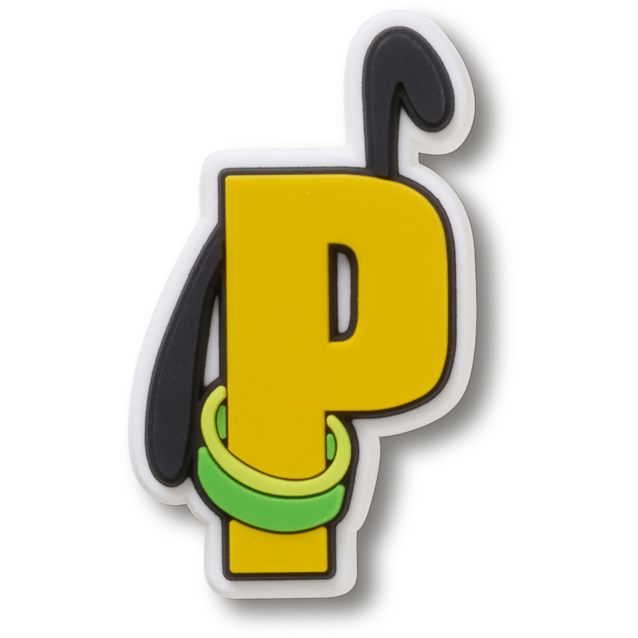 Crocs - Disney Character Letter P Jibbitz™ charms Women|Men|Kids|Jibbitz™ Charms