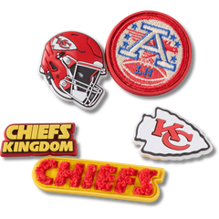Crocs - NFL Kansas City Chiefs 5 Pack Jibbitz Shoe Charm Women|Men|Jibbitz™ Charms