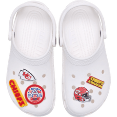 Crocs - NFL Kansas City Chiefs 5 Pack Jibbitz Shoe Charm Women|Men|Jibbitz™ Charms