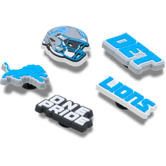 Crocs - NFL Detroit Lions 5 Pack Jibbitz Shoe Charm Women|Men|Jibbitz™ Charms