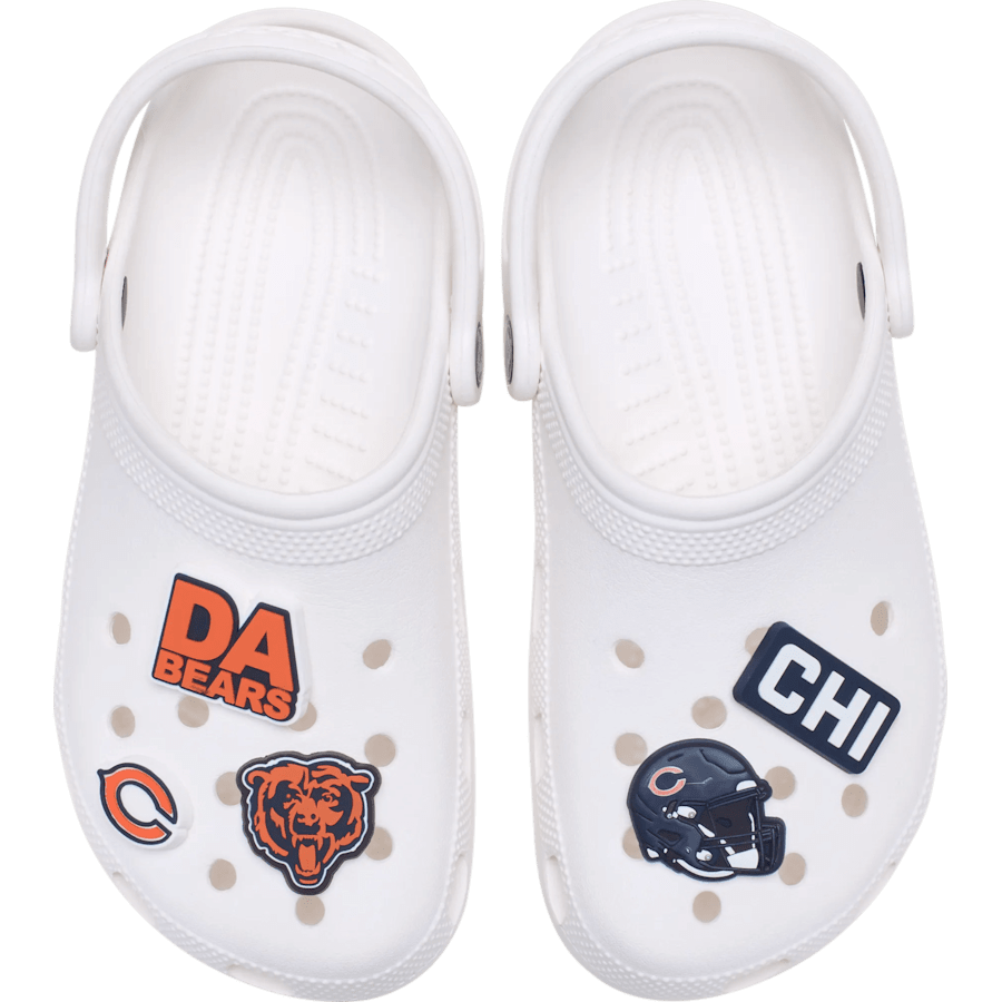 Crocs - NFL Chicago Bears 5 Pack Jibbitz Shoe Charm Women|Men|Jibbitz™ Charms