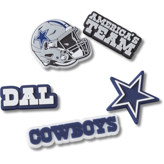 Crocs - NFL Dallas Cowboys 5 Pack Jibbitz Shoe Charm Women|Men|Jibbitz™ Charms