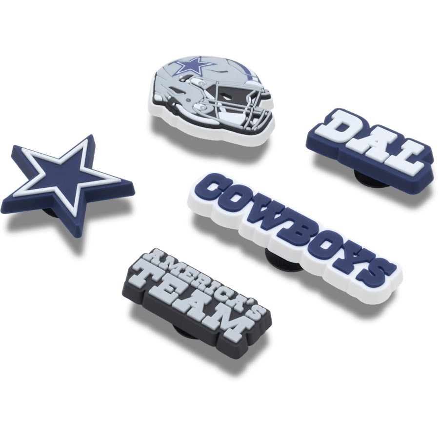 Crocs - NFL Dallas Cowboys 5 Pack Jibbitz Shoe Charm Women|Men|Jibbitz™ Charms